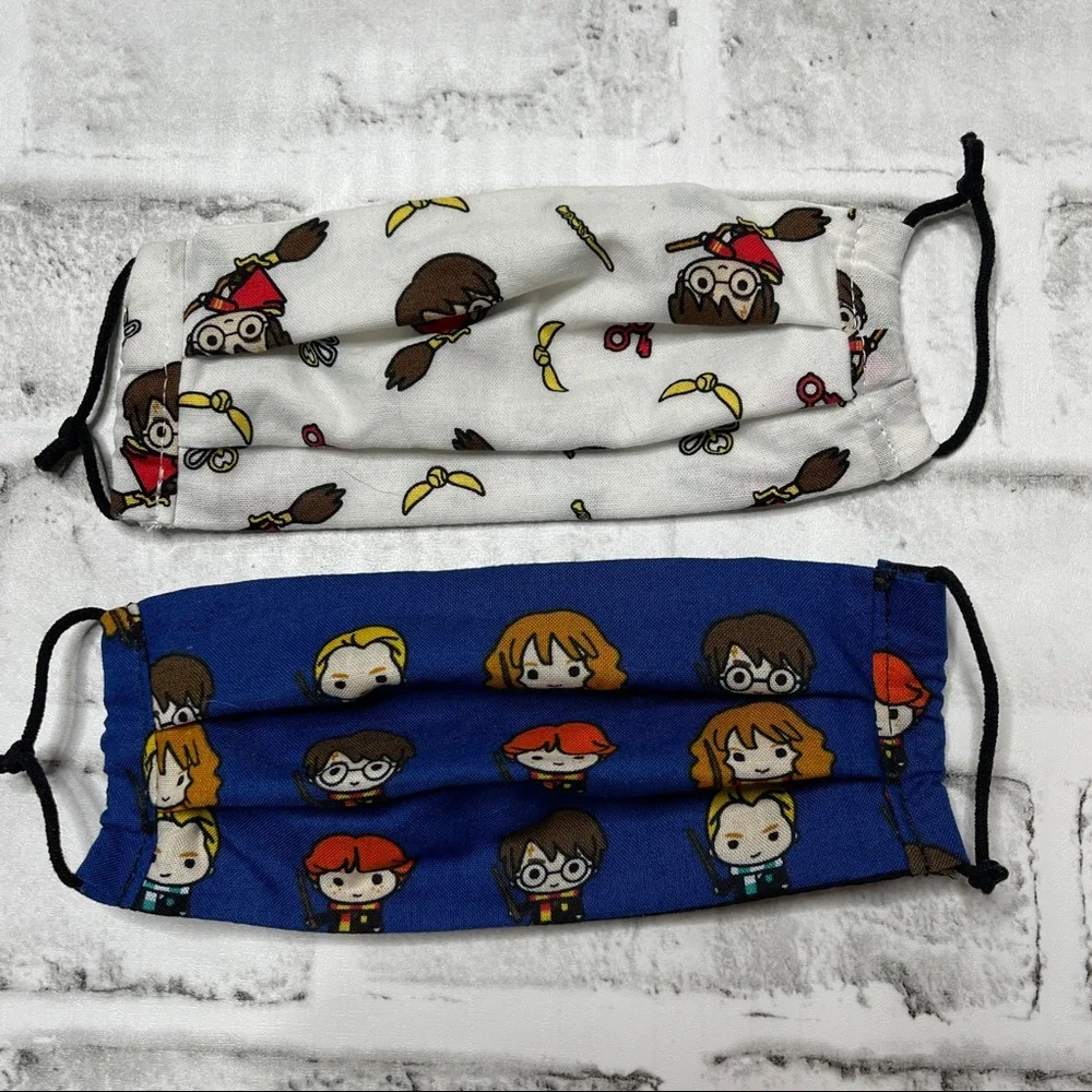 Harry Potter kids fabric cloth reusable face masks